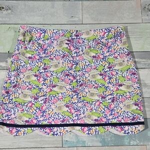Turtles & Tees Golf Skort Sz 10/12